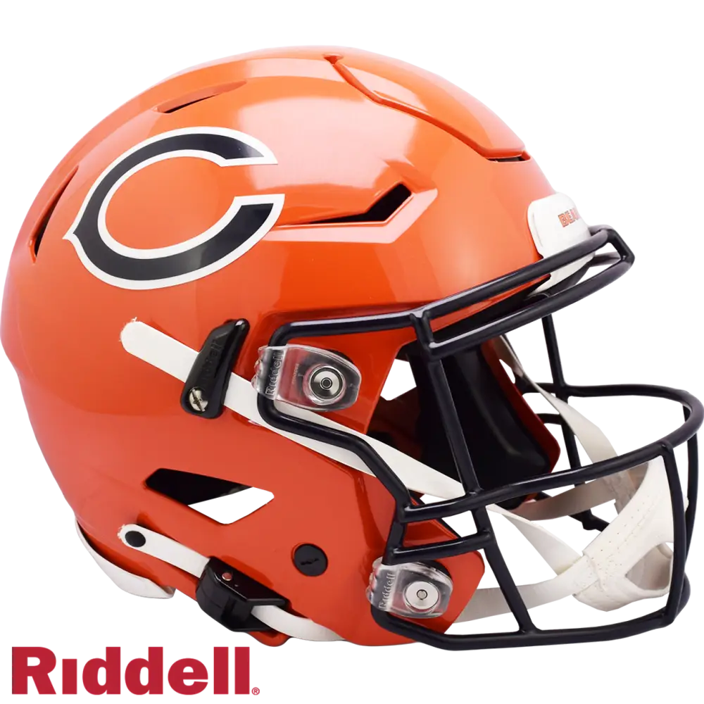 Chicago Bears Helmet Riddell Authentic Full Size SpeedFlex Style On-Field Alternate - speedflex Helmet