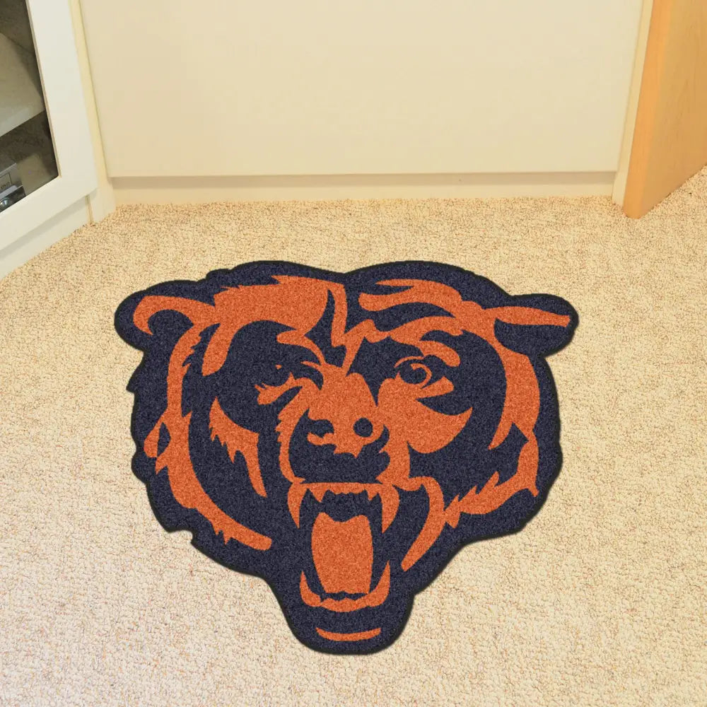 Chicago Bears Mascot Mascot Mat - 36’’ x 21’’ - NFL Mascot Mat