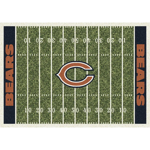 Chicago Bears NFL Football Field Rug  NFL Area Rug - Fan Rugs