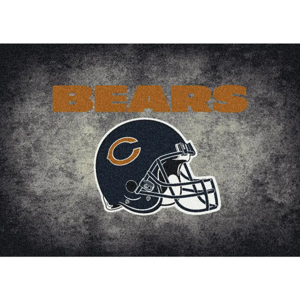 Chicago Bears NFL Team Distressed Rug - Fan Rugs