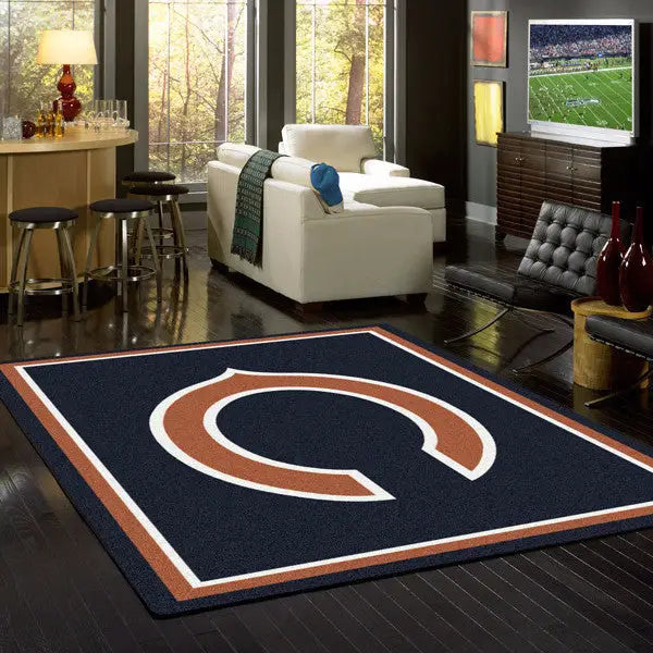 Chicago Bears NFL Team Spirit Rug  NFL Area Rug - Fan Rugs