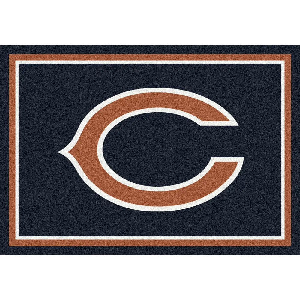 Chicago Bears NFL Team Spirit Rug  NFL Area Rug - Fan Rugs