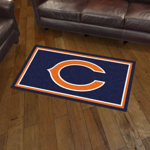 Chicago Bears Plush Rug  NFL Area Rug - Fan Rugs