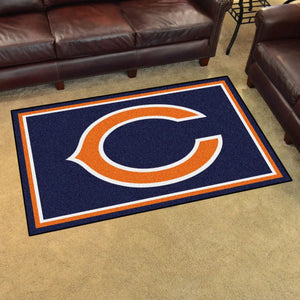 Chicago Bears Plush Rug  NFL Area Rug - Fan Rugs