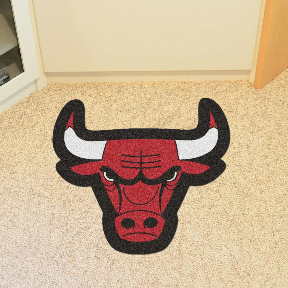 Chicago Bulls Mascot Mat - 33’’ x 30’’ - NBA Mascot Mat