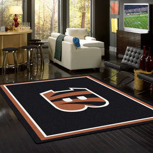 Cincinnati Bengals NFL Team Spirit Rug  NFL Area Rug - Fan Rugs