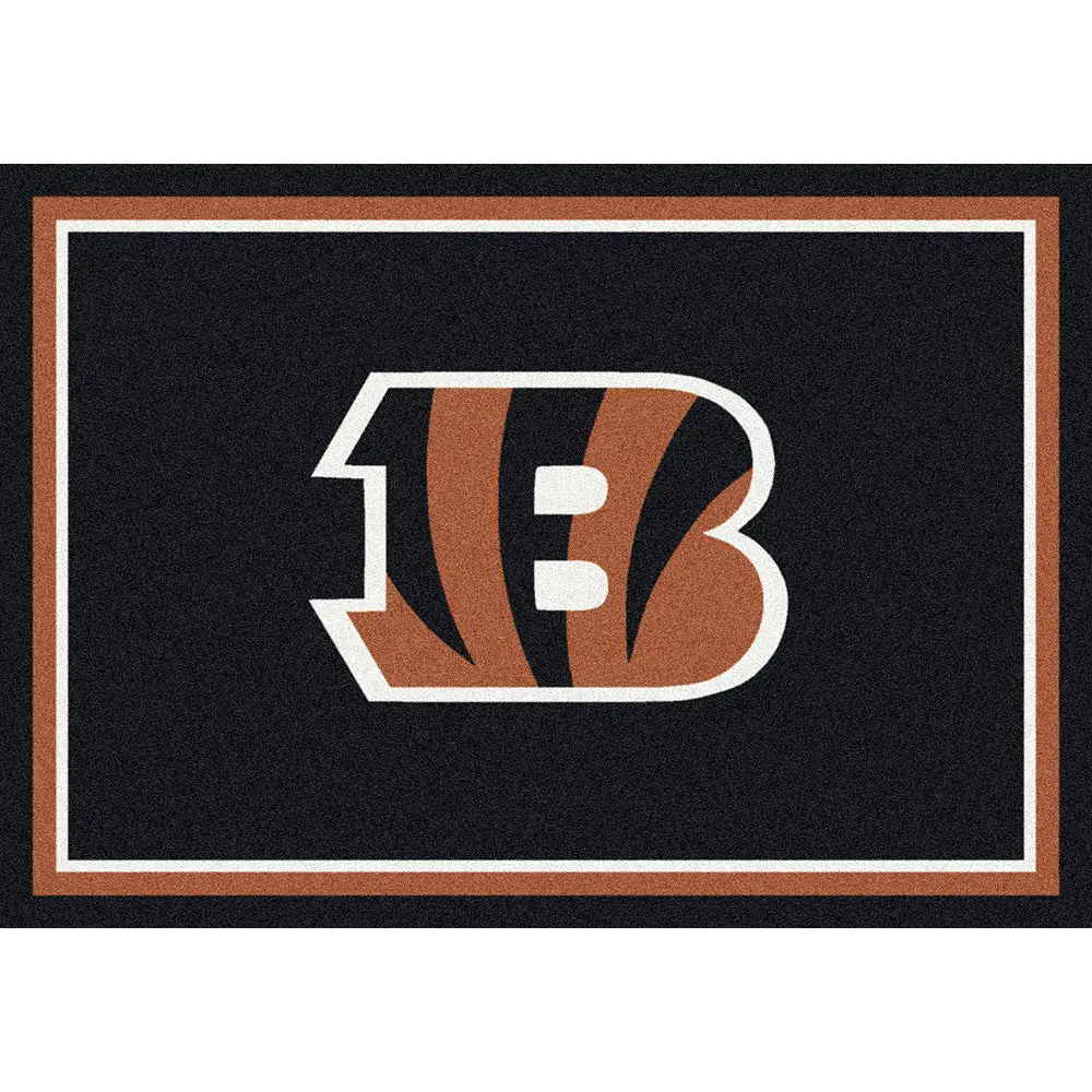 Cincinnati Bengals NFL Team Spirit Rug  NFL Area Rug - Fan Rugs