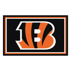 Cincinnati Bengals Plush Rug - NFL Area Rug