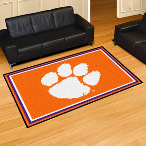 Clemson University Plush Rug  College Area Rug - Fan Rugs