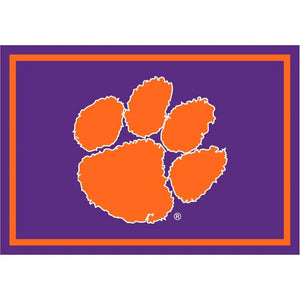 Clemson University Team Spirit Rug - College Area Rug