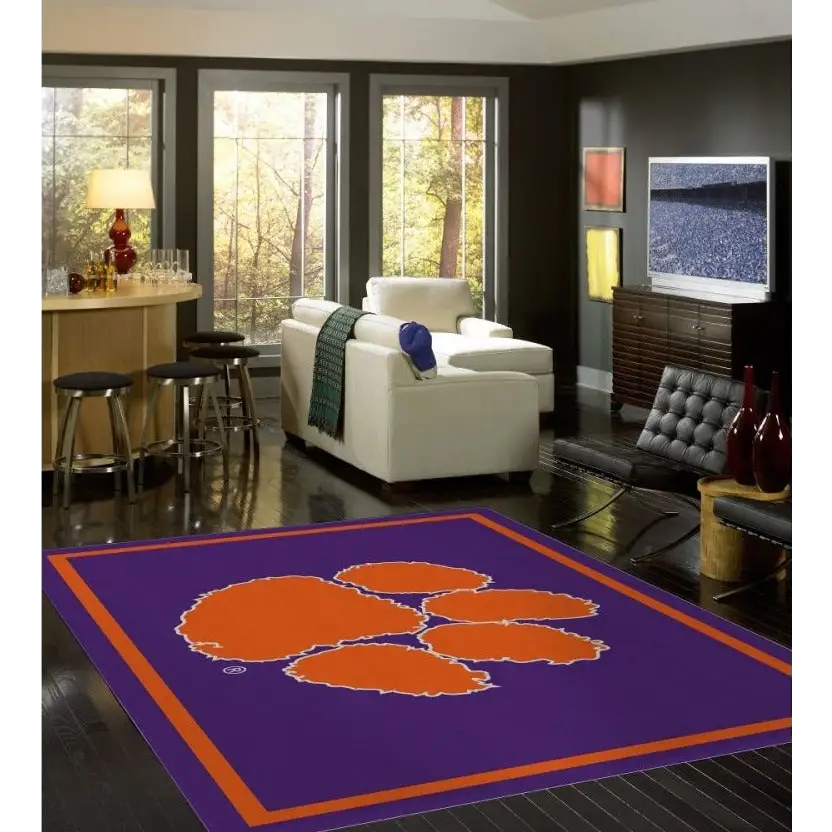 Clemson University Team Spirit Rug - College Area Rug