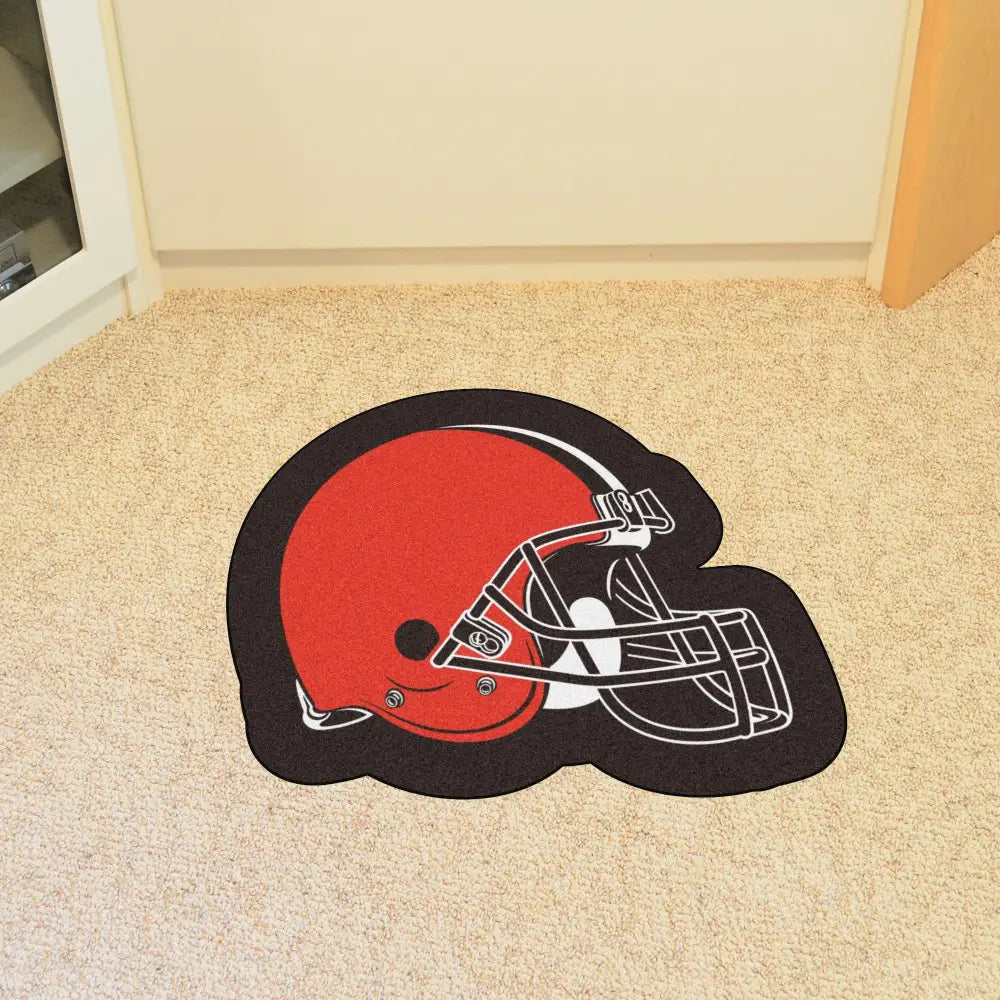 Cleveland Browns Mascot Mat - 36’’ x 28.7’’ - NFL Mascot Mat