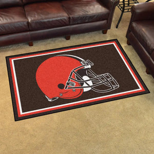 Cleveland Browns Plush Rug  NFL Area Rug - Fan Rugs