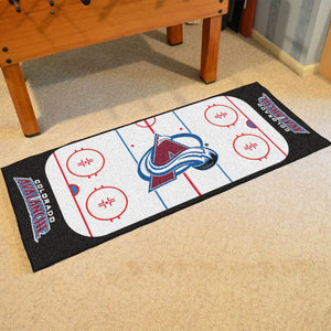 Colorado Avalanche Rink Runner - 30’’x72’’ - NHL Rink Runner