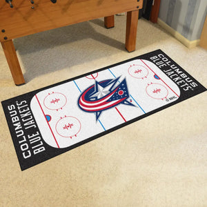 Columbus Blue Jackets Rink Runner - 30’’x72’’ - NHL Rink Runner