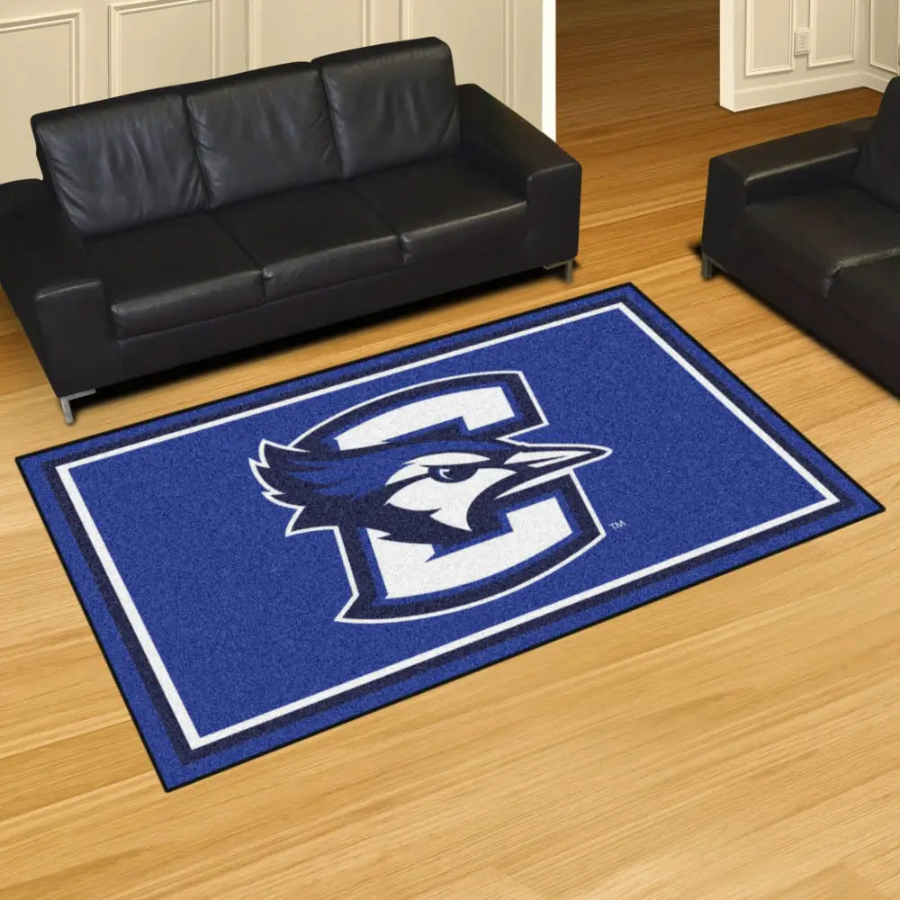 Creighton University Plush Rug  College Area Rug - Fan Rugs