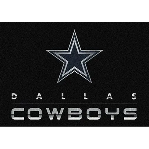 Dallas Cowboys Chrome Area Rug  NFL Area Rug - Fan Rugs