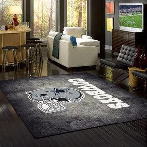 Dallas Cowboys NFL Team Distressed Rug  NFL Area Rug - Fan Rugs