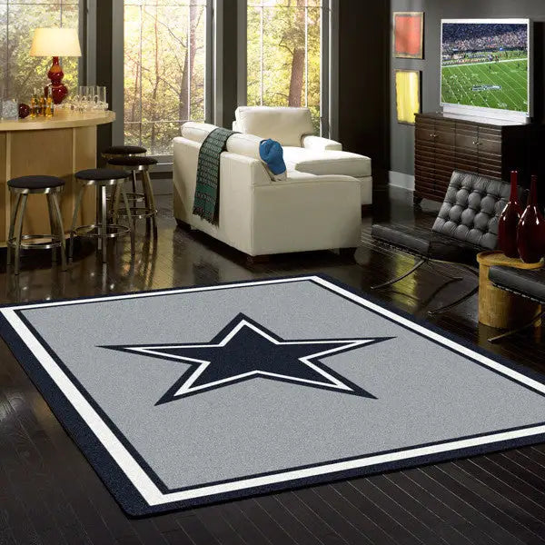 Dallas Cowboys NFL Team Spirit Rug  NFL Area Rug - Fan Rugs