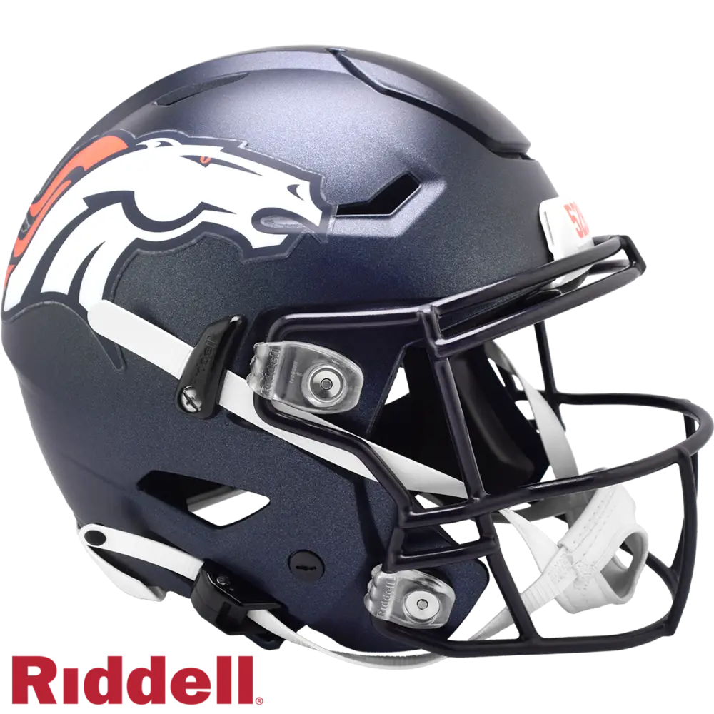 Denver Broncos Helmet Riddell Authentic Full Size SpeedFlex Style 2024 - speedflex Helmet