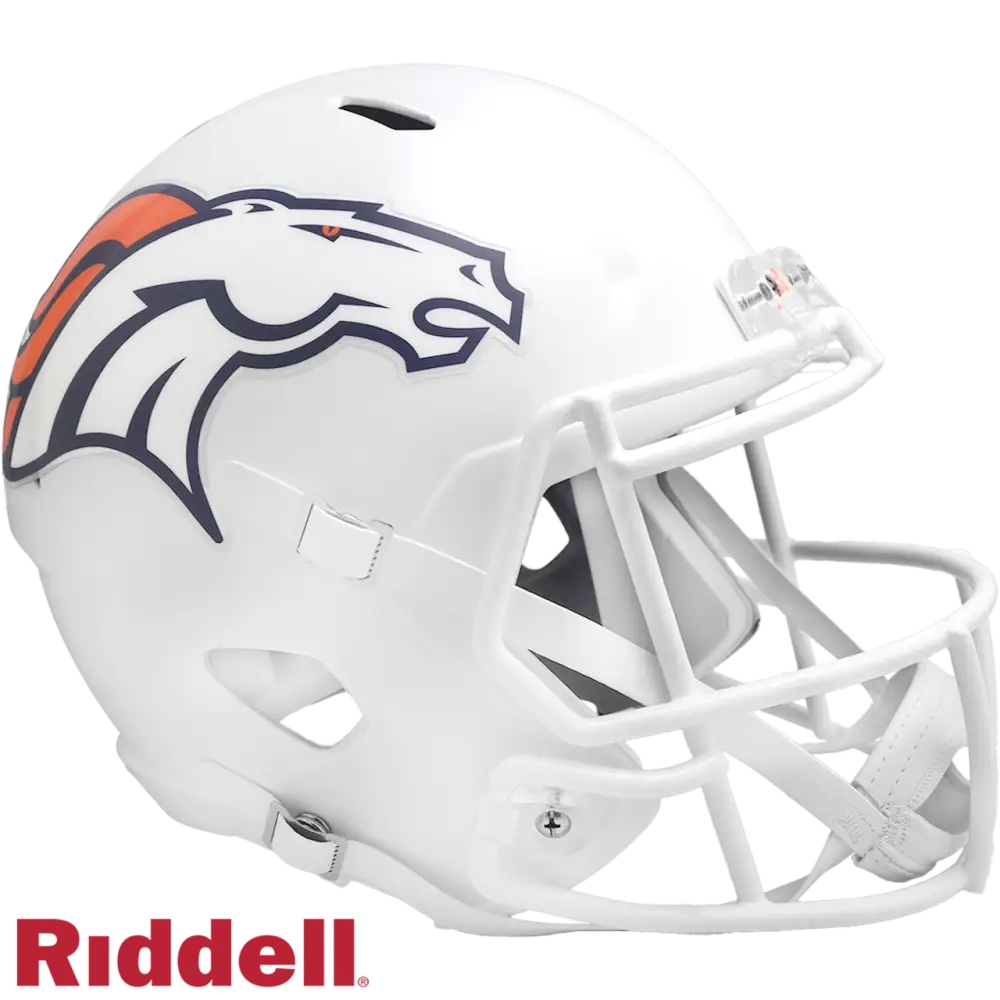 Denver Broncos Helmet Riddell Replica Full Size Speed Style On-Field Alternate 2024 - Teams