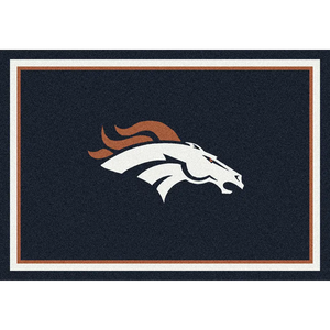 Denver Broncos NFL Team Spirit Rug  NFL Area Rug - Fan Rugs