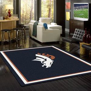 Denver Broncos NFL Team Spirit Rug  NFL Area Rug - Fan Rugs