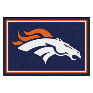 Denver Broncos Plush Rug - NFL Area Rug