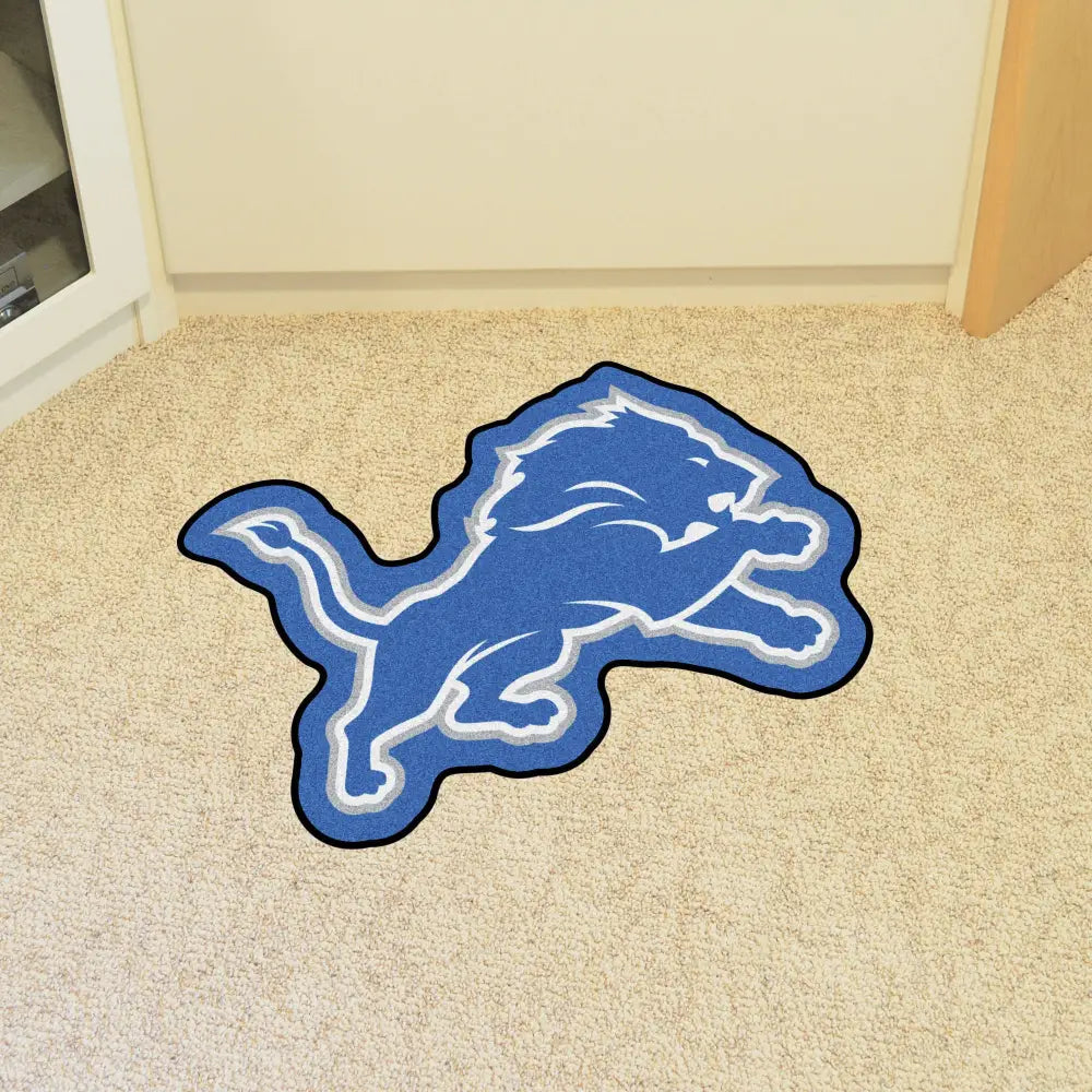 Detroit Lions Mascot Mat - 36’’ x 28.1’’ - NFL Mascot Mat