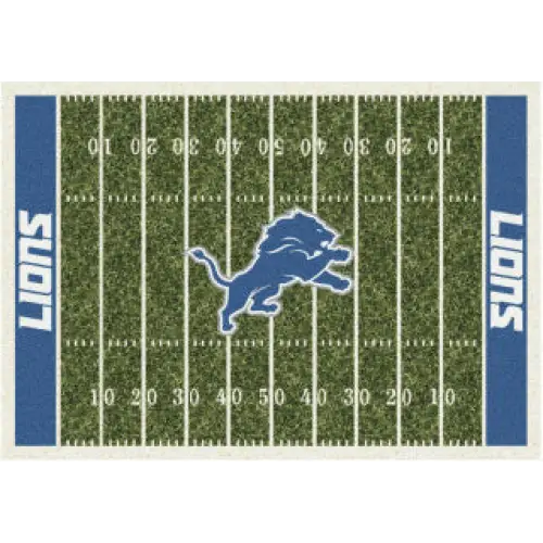Detroit Lions NFL Football Field Rug  NFL Area Rug - Fan Rugs