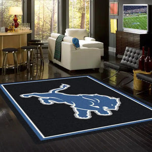 Detroit Lions NFL Team Spirit Rug  NFL Area Rug - Fan Rugs