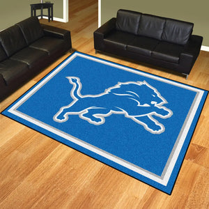 Detroit Lions Plush Rug  NFL Area Rug - Fan Rugs