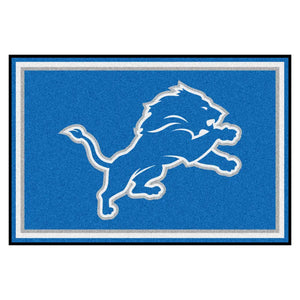 Detroit Lions Plush Rug  NFL Area Rug - Fan Rugs