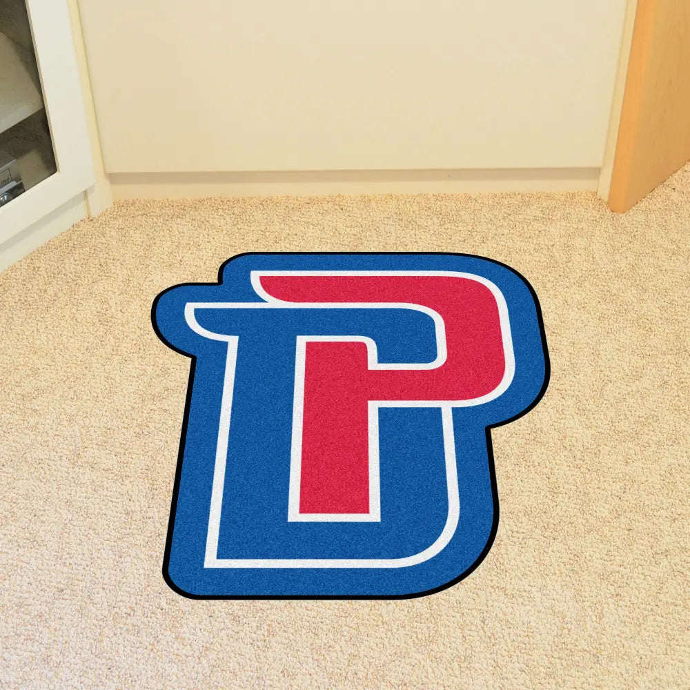 Detroit Pistons Mascot Mat - 28.8’’ x 36’’ - NBA Mascot Mat