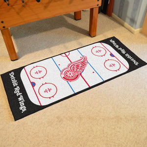 Detroit Red Wings Rink Runner - 30’’x72’’ - NHL Rink Runner