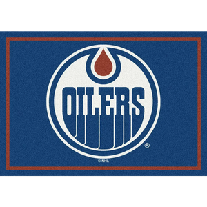 Edmonton Oilers NHL Team Spirit Rug  NHL Area Rug - Fan Rugs