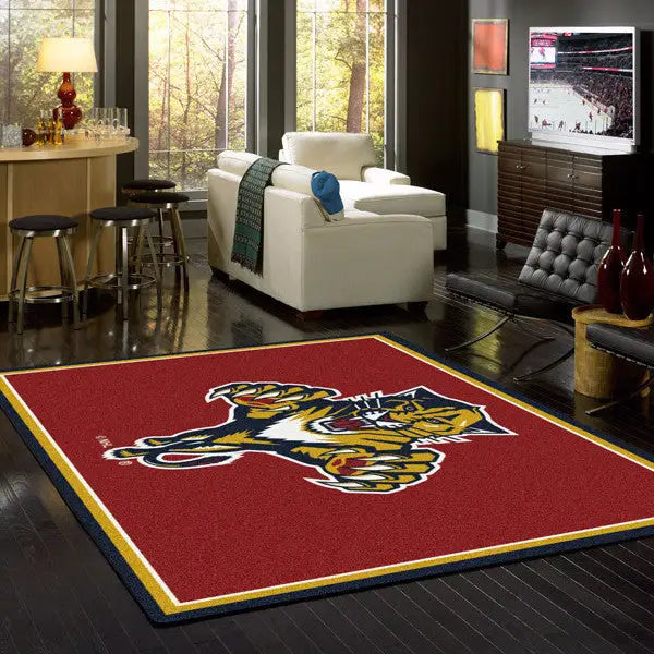 Florida Panthers NHL Team Spirit Rug  NHL Area Rug - Fan Rugs