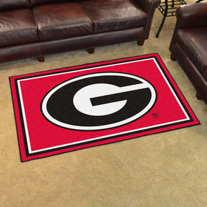 Georgia University Plush Rug  College Area Rug - Fan Rugs