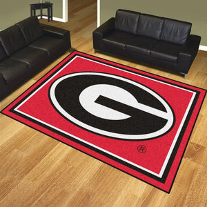 Georgia University Plush Rug  College Area Rug - Fan Rugs