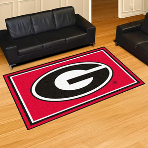 Georgia University Plush Rug  College Area Rug - Fan Rugs