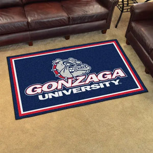 Gonzaga University Plush Rug  College Area Rug - Fan Rugs