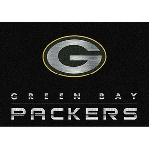 Green Bay Packers Chrome Area Rug  NFL Area Rug - Fan Rugs