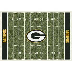 Green Bay Packers NFL Football Field Rug  NFL Area Rug - Fan Rugs