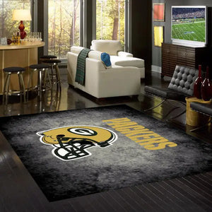 Green Bay Packers NFL Team Distressed Rug  NFL Area Rug - Fan Rugs