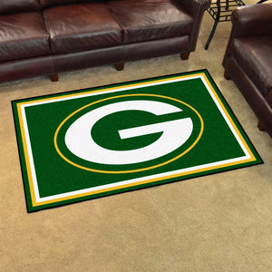 Green Bay Packers Plush Rug  NFL Area Rug - Fan Rugs