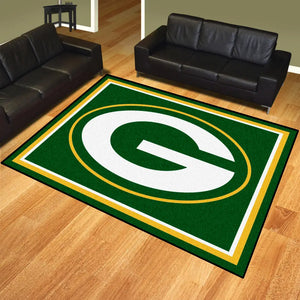 Green Bay Packers Plush Rug  NFL Area Rug - Fan Rugs