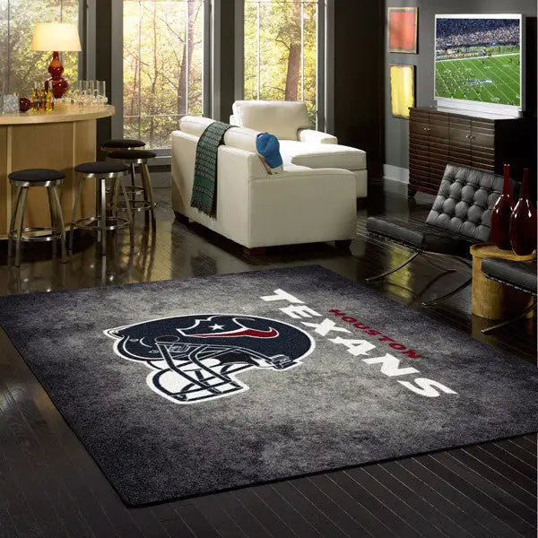 Houston Texans NFL Team Distressed Rug  NFL Area Rug - Fan Rugs