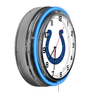 Indianapolis Colts 18in Neon Clock - neon clock