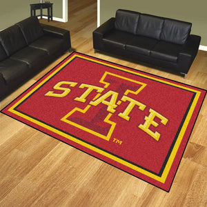 Iowa State University Plush Rug  College Area Rug - Fan Rugs