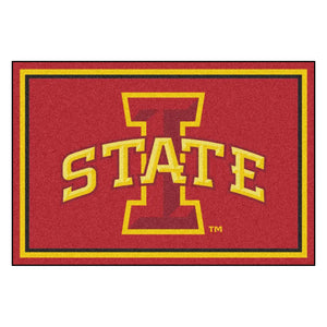 Iowa State University Plush Rug  College Area Rug - Fan Rugs